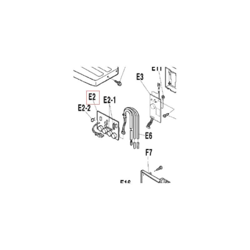 PLATINECONTROLE 3F001903 2 DAIKIN Ref: 147774J