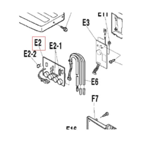 PLATINECONTROLE 3F001903 2 DAIKIN Ref: 147774J