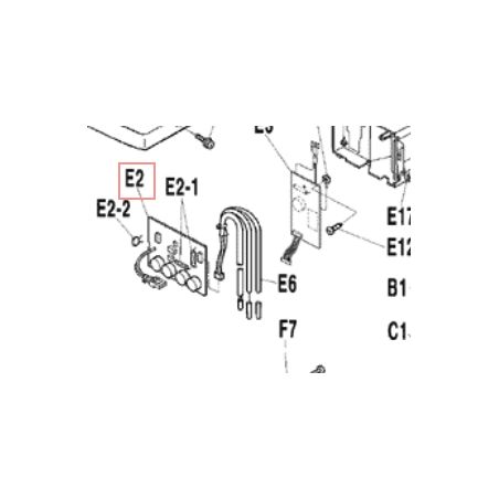 PLATINE CONTRÔLE 3F001903 4 DAIKIN Ref: 147776J