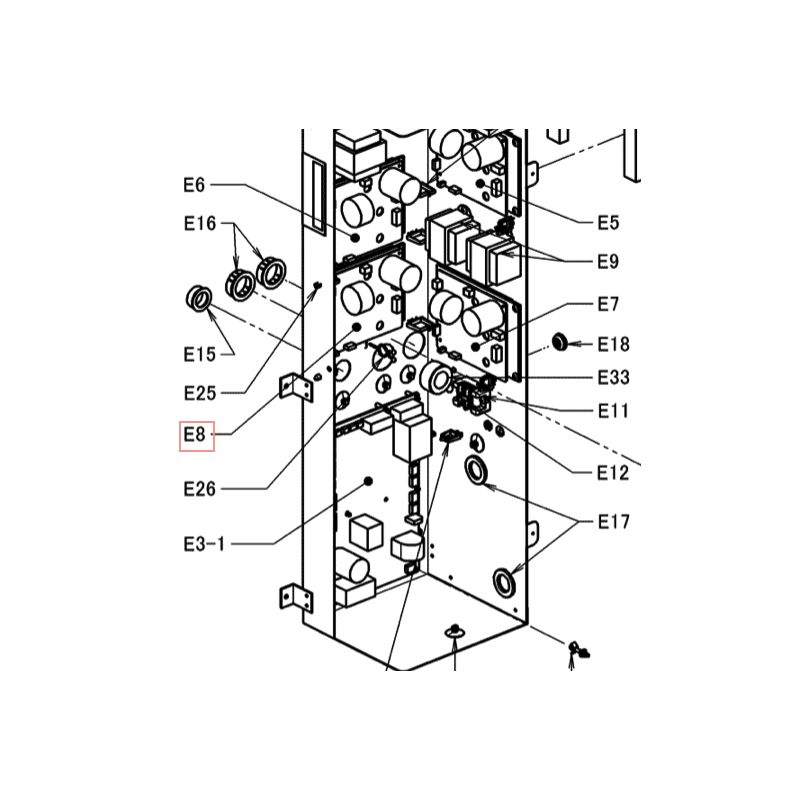 PLATINE PC17014 4 A2P506380 4 DAIKIN Ref: 5020611