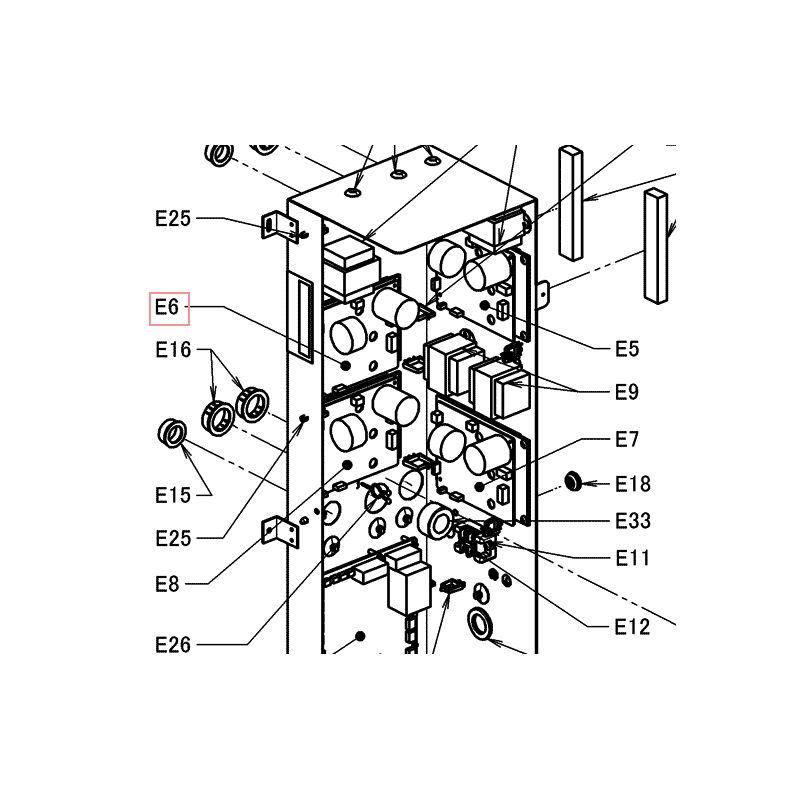 PLATINE PC17014 3 A2P506380 3 DAIKIN Ref: 5020610