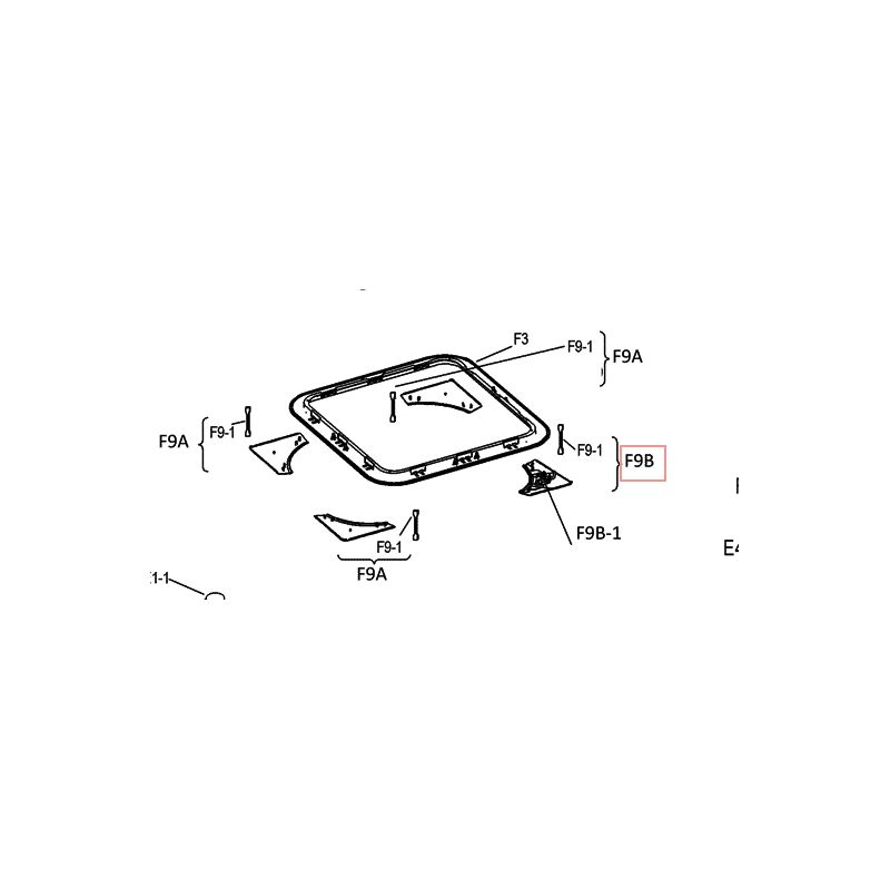 CORNER COVER ASSY (PCB A2P INCL) DAIKIN Ref: 5018638