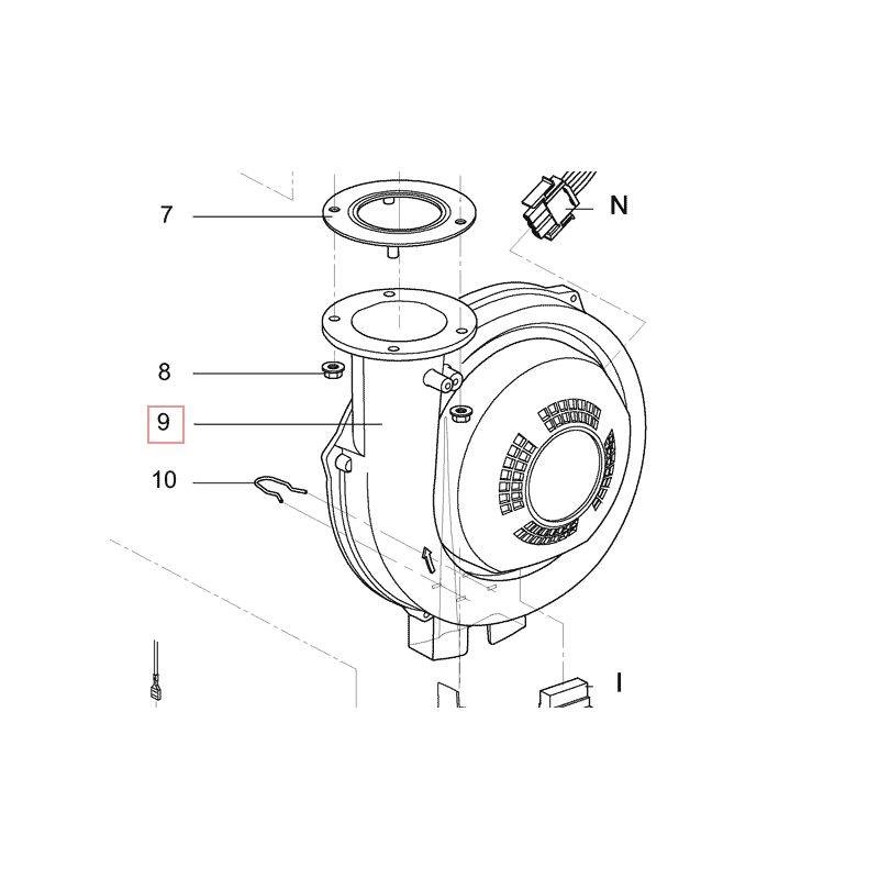 MOTEUR220VRHOB42AAV1H 074577 DAIKIN Ref: 5012891