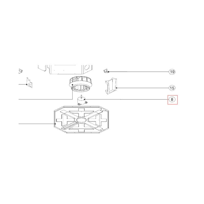 MOTEUR DE VENTILR50039038941 DAIKIN Ref: 4012814