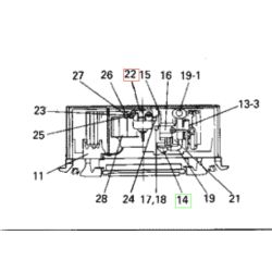 MOTEUR DE VENTIL 40W FH(YC35 45BB3PA0 DAIKIN Ref: 0315322
