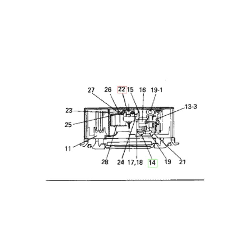 MOTEUR DE VENTIL 40W FH(YC35 45BB3PA0 DAIKIN Ref: 0315322