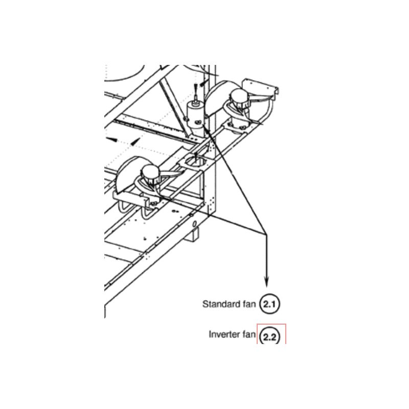 MOTEUR DE VENTILATION DAIKIN Ref: 301608P
