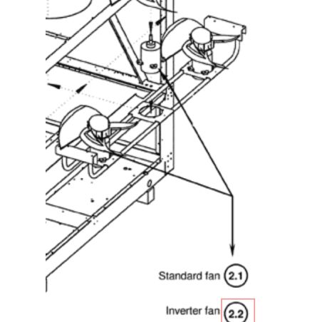MOTEUR DE VENTILATION DAIKIN Ref: 301608P