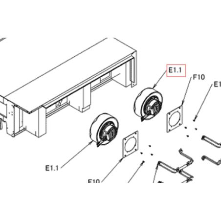 MOTEUR TURBINE 4P390036 1 DAIKIN Ref: 5016052