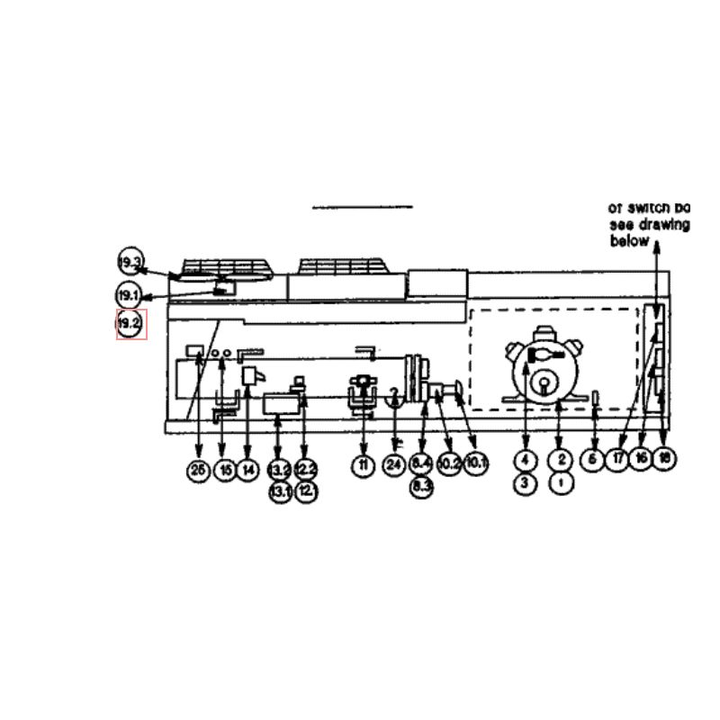 MOTEUR VENT. MO71MV6180W 3ph 311651032 DAIKIN Ref: 651032P