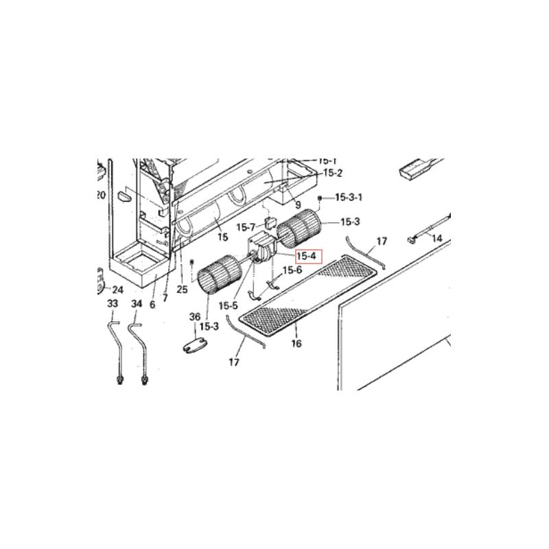 MOTEUR VENTI 33BM 20T 3PE01359 1 DAIKIN Ref: 0273341