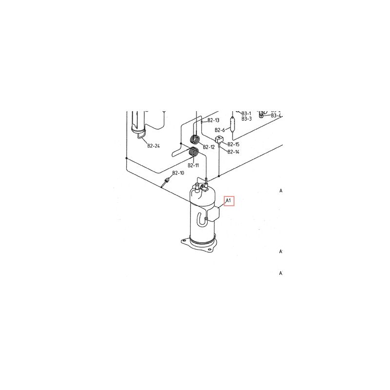 COMPRESSEURJT1G VDLYR@T2 DAIKIN Ref: 301465P