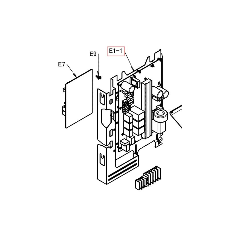 PCB ASSY EC19001 5 (A) DAIKIN Ref: 5036368
