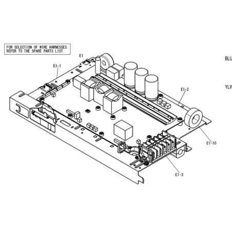 PCB + MOUNTING PLATE EC18007 1 (D) DAIKIN Ref: 5038703