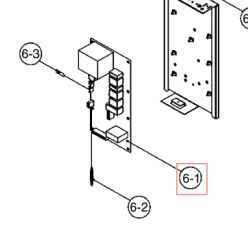 PLATINE DE CONTRÔLE 2 R04084122688 DAIKIN Ref: 4011906