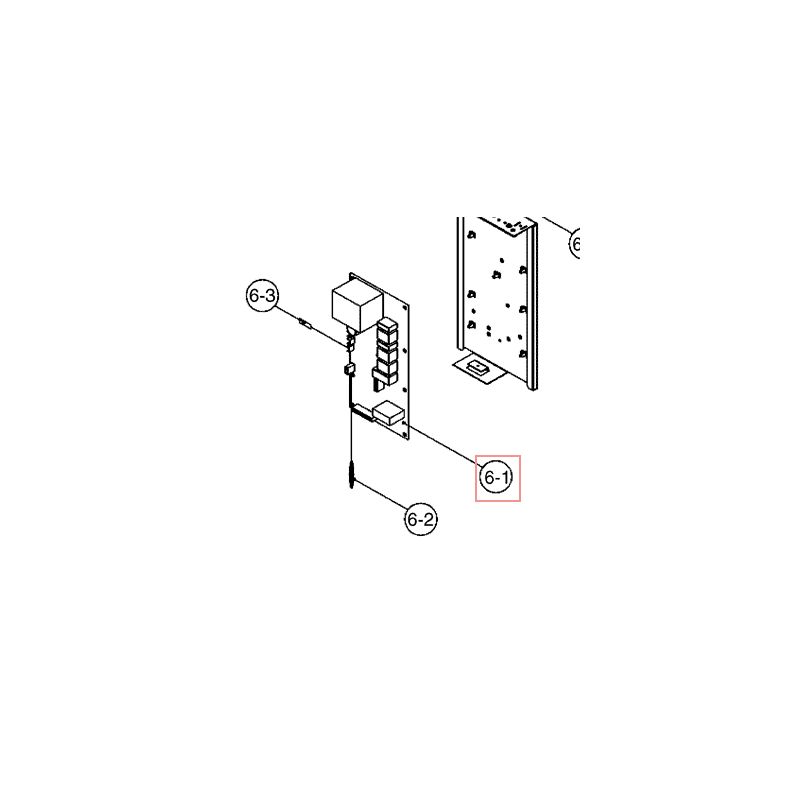 PLATINE DE CONTRÔLE 2 R04084122688 DAIKIN Ref: 4011906